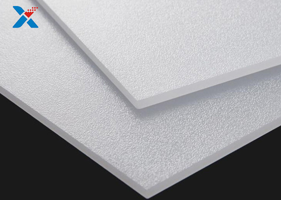 comprar blanco claro de la hoja de acrílico del difusor del policarbonato de 1m m para la luz del LED online manufacture