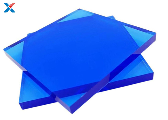 comprar Los paneles del plexiglás cortaron a la medida el azul translúcido de acrílico de la hoja 4x8 del plexiglás online manufacture