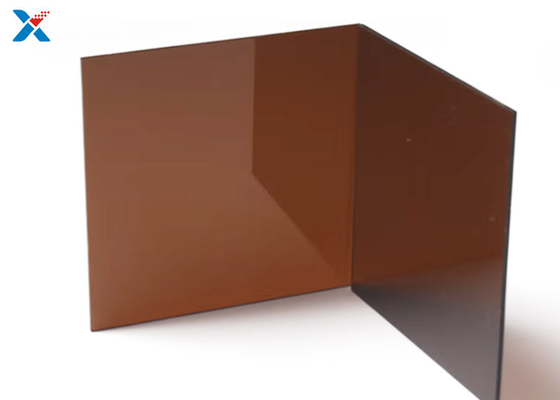 comprar La hoja de acrílico plástica teñida oscura del plexiglás de bronce cortó a la medida los paneles online manufacture