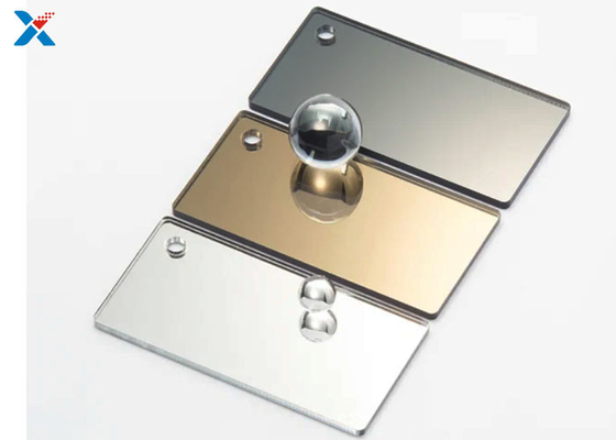 comprar Hoja de espejo de acrílico de plástico plateado al por mayor para decoración ligera online manufacture