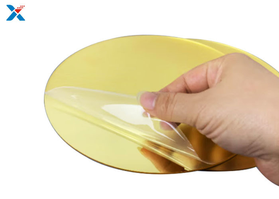 comprar Corte láser de lámina acrílica de espejo dorado grande de 1mm para espejos de baño online manufacture