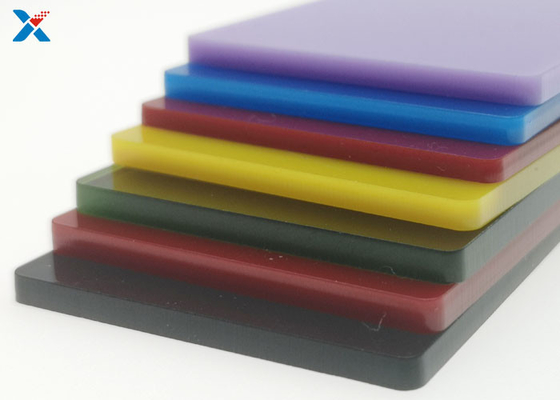 comprar Los paneles de acrílico echados negros de la resistencia de la llama de la hoja del plexiglás 8x4 online manufacture
