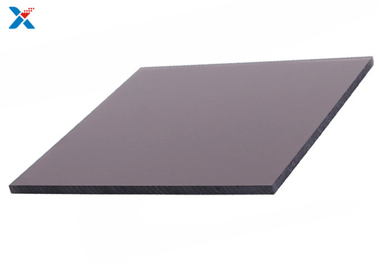 Hoja que cubre plástica de Gray Transparent Solid Polycarbonate Panel del humo