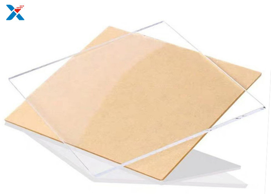 Tejado grande grueso transparente sacado de la hoja del plexiglás del plástico transparente